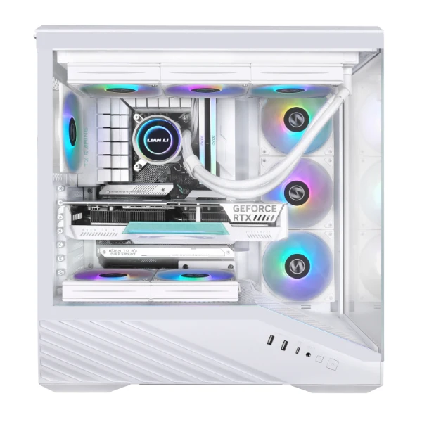 Lian Li Vector V100R Mid-Tower Case (Black, White) (G99.V100RX.01, G99.V100RW.00)
