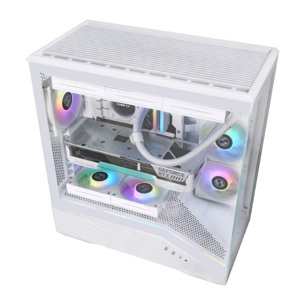 Lian Li Vector V100R Mid-Tower Case (Black, White) (G99.V100RX.01, G99.V100RW.00)