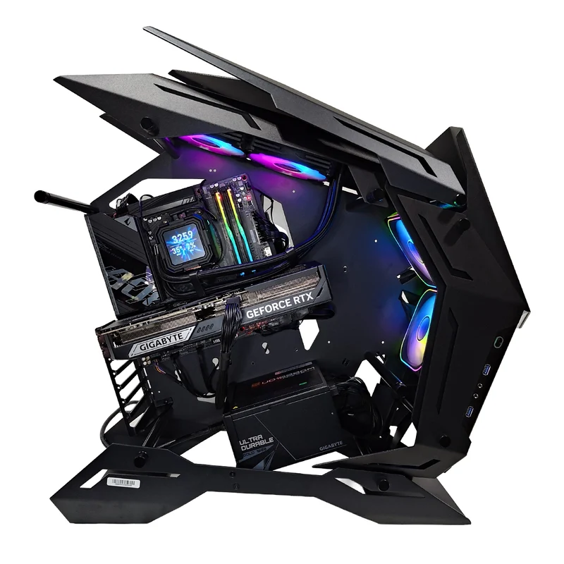 Ultra MOD-3 Black Desktop Gaming PC | AMD Ryzen 7 9800X3D | 32GB RAM | 1TB SSD | RTX 5070 Ti | Windows 11 Pro