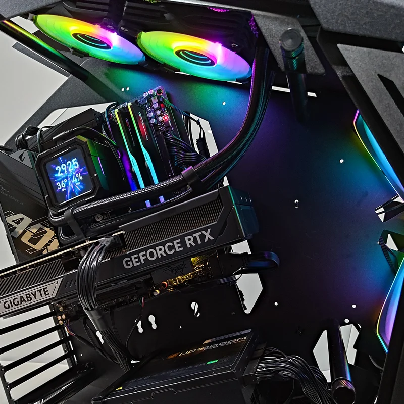 Ultra MOD-3 Black Desktop Gaming PC | AMD Ryzen 7 9800X3D | 32GB RAM | 1TB SSD | RTX 5070 Ti | Windows 11 Pro