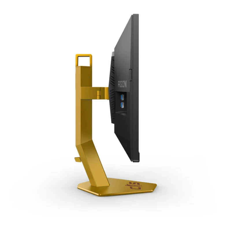 AOC Agon Pro CS24A/P 24.1" FHD (1920x1080) 610Hz 0.5ms GTG/0.3ms MPRT E-Sport TN Display Gaming Monitor With Tilt, Height, Pivot & Swivel Adjustment (Black/Gold)