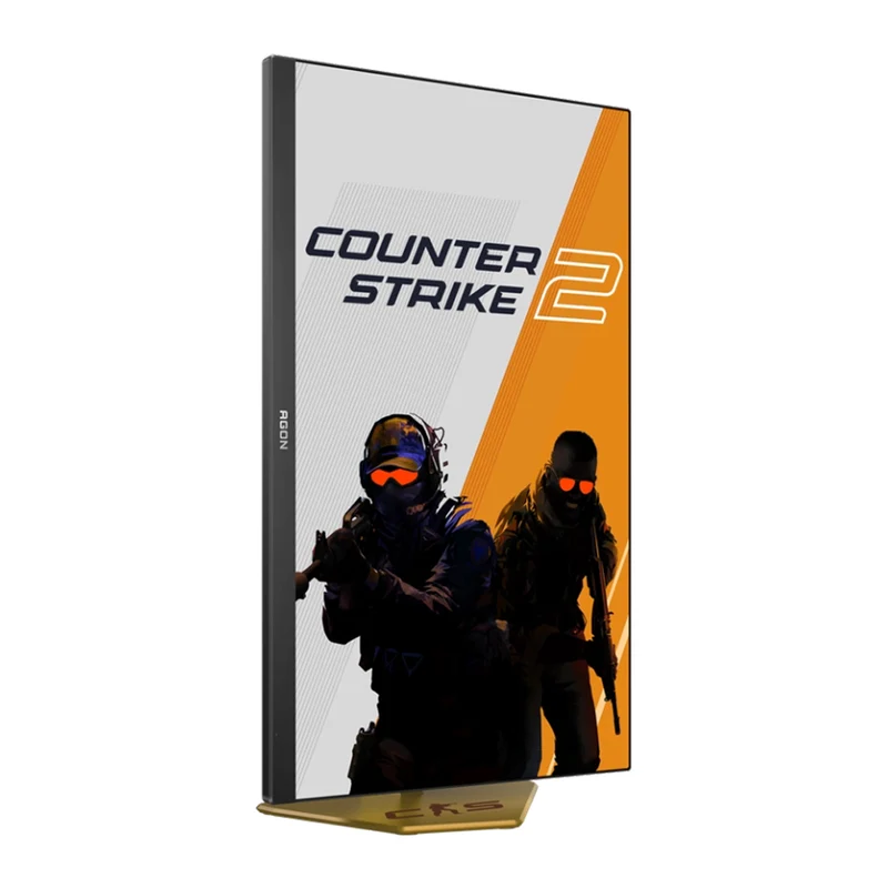 AOC Agon Pro CS24A/P 24.1" FHD (1920x1080) 610Hz 0.5ms GTG/0.3ms MPRT E-Sport TN Display Gaming Monitor With Tilt, Height, Pivot & Swivel Adjustment (Black/Gold)