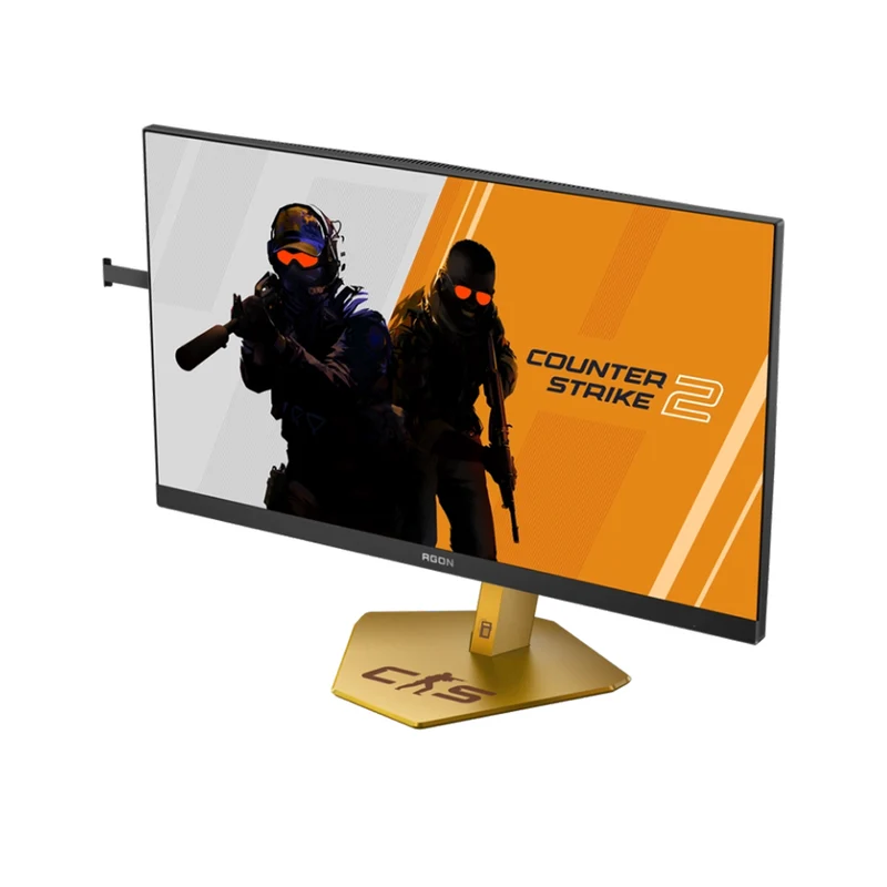 AOC Agon Pro CS24A/P 24.1" FHD (1920x1080) 610Hz 0.5ms GTG/0.3ms MPRT E-Sport TN Display Gaming Monitor With Tilt, Height, Pivot & Swivel Adjustment (Black/Gold)
