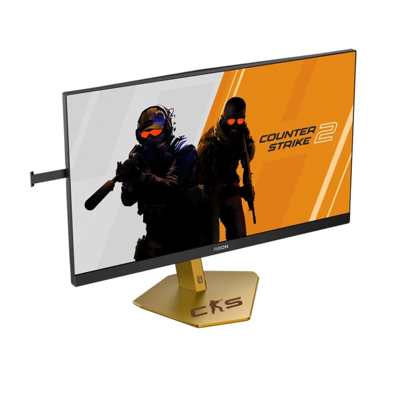 AOC Agon Pro CS24A/P 24.1" FHD (1920x1080) 610Hz 0.5ms GTG/0.3ms MPRT E-Sport TN Display Gaming Monitor With Tilt, Height, Pivot & Swivel Adjustment (Black/Gold)