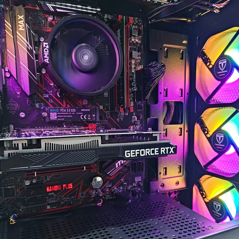 Alpha Breeze Black Desktop Gaming PC | AMD Ryzen 5 5600XT | 8GB RAM | 512GB SSD | RTX 3050 | Windows 11 Pro
