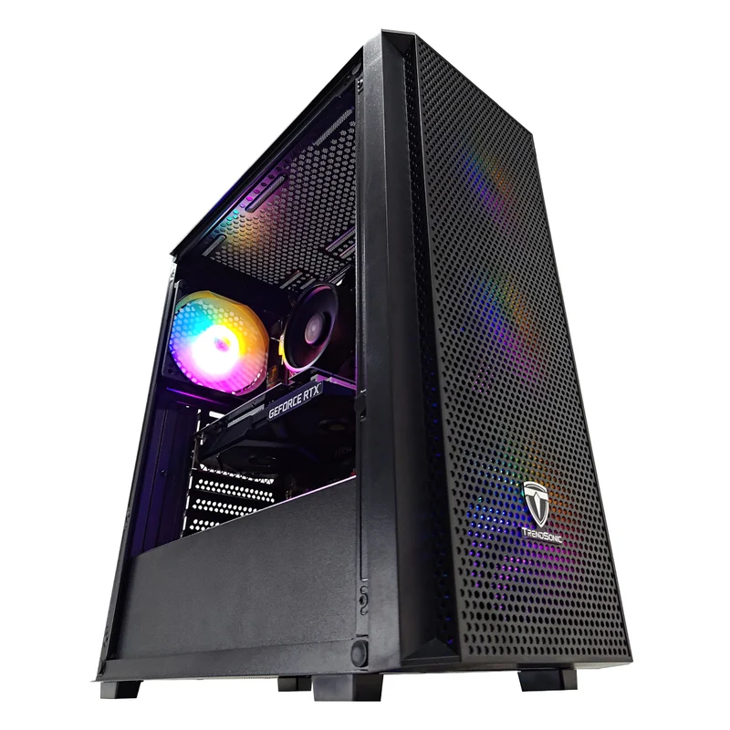 Alpha Breeze Black Desktop Gaming PC | AMD Ryzen 5 5600XT | 8GB RAM | 512GB SSD | RTX 3050 | Windows 11 Pro