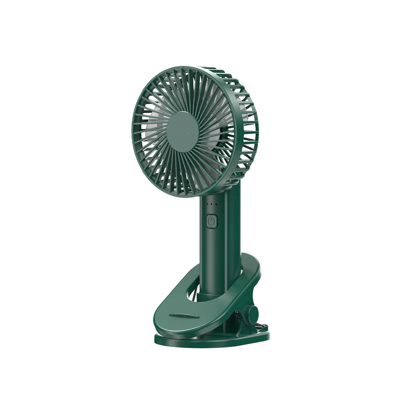 Vyvylabs D02 Handheld Foldable Clip Fan (Green, Dark Green, White) (VKD02-GN, VKD02-DGN, VKD02-WH)