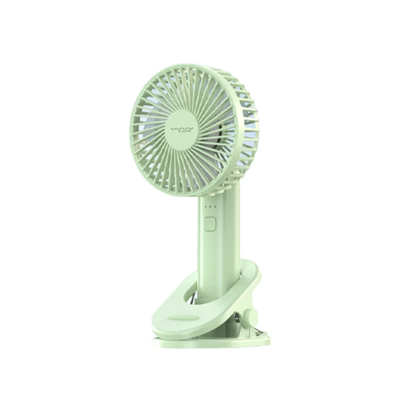 Vyvylabs D02 Handheld Foldable Clip Fan (Green, Dark Green, White) (VKD02-GN, VKD02-DGN, VKD02-WH)