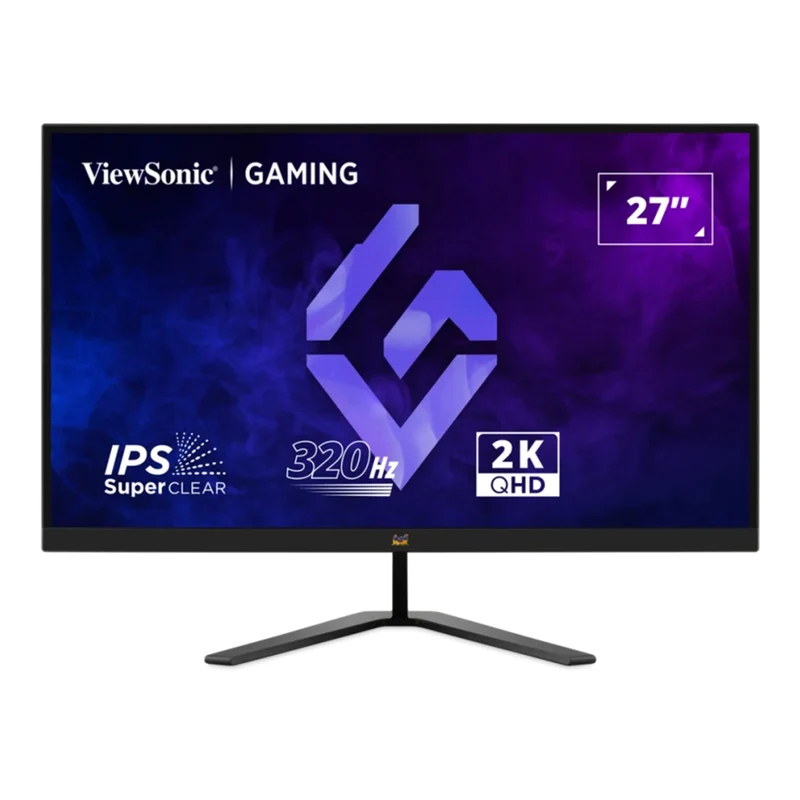 ViewSonic VX2766-2K-PRO-9 27" 2K QHD (2560x1440) 320Hz 2ms GTG SuperClear IPS Gaming Monitor with Tilt Adjustment