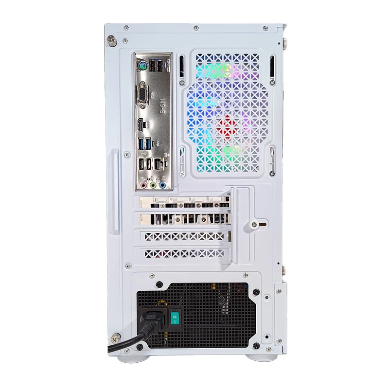 Alpha Reyna White Desktop Gaming PC | AMD Ryzen 5 5500 | 16GB RAM | 512GB SSD | RTX 4060 | Windows 11 Pro