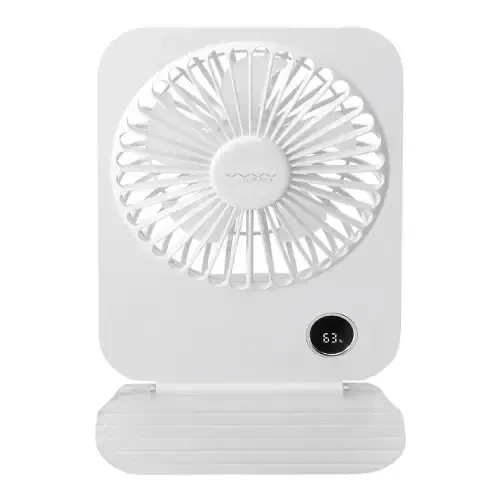 Vyvylabs D11 Mini Foldable Desktop Fan (White, Pink) (VKD11-WH, VKD11-PK)