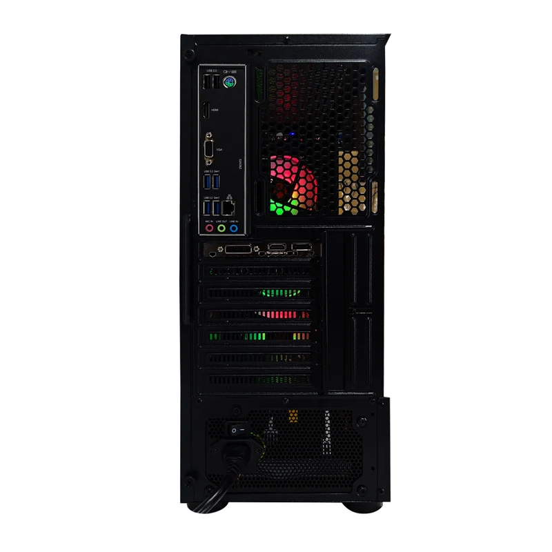 Alpha Aurora Black Desktop Gaming PC | AMD Ryzen 5 5500 | 16GB RAM | 500GB SSD | RTX 3050 | Windows 11 Pro