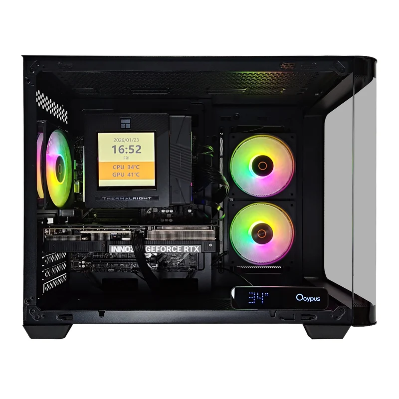 Sophos C50 Curve Black Desktop Gaming PC | AMD Ryzen 7 8700F | 32GB RAM | 1TB SSD | RTX 5070 | Windows 11 Pro