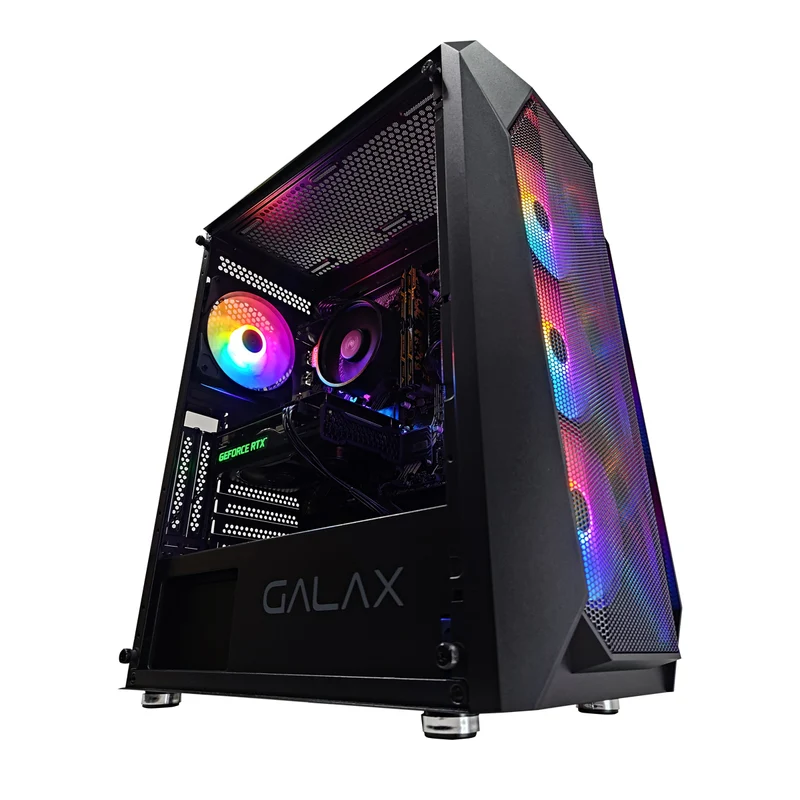 Alpha Revolution 5 Black Desktop Gaming PC | AMD Ryzen 5 5500 | 16GB RAM | 500GB SSD | RTX 3050 | Windows 11 Pro