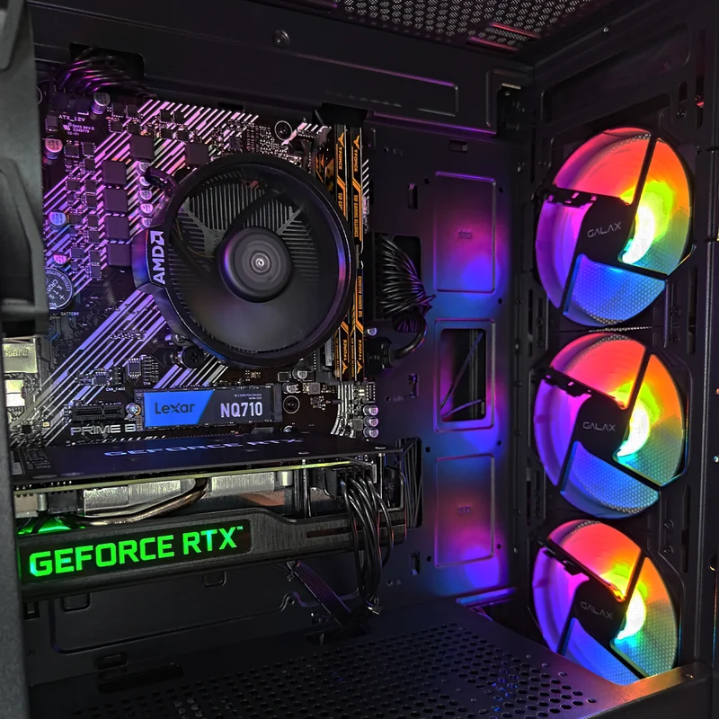 Alpha Revolution 5 Black Desktop Gaming PC | AMD Ryzen 5 5500 | 16GB RAM | 500GB SSD | RTX 3050 | Windows 11 Pro