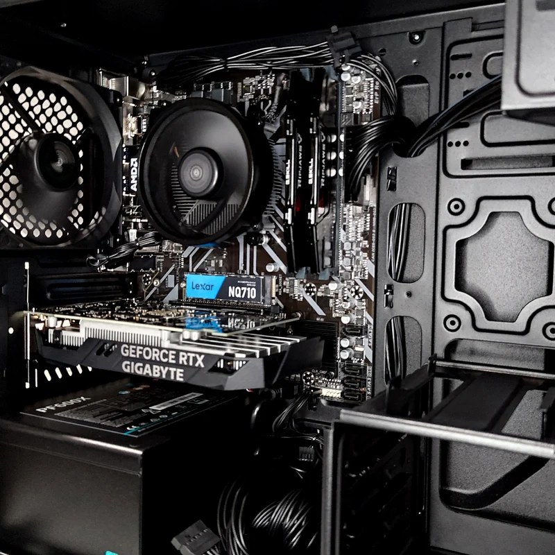 Alpha Matrexx 30 Black Desktop Gaming PC | AMD Ryzen 5 5600 | 16GB RAM | 500GB SSD | RTX 3050 | Windows 11 Pro