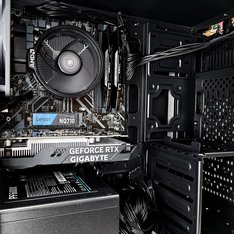 Alpha Matrexx 30 Black Desktop Gaming PC | AMD Ryzen 5 5600 | 16GB RAM | 500GB SSD | RTX 3050 | Windows 11 Pro