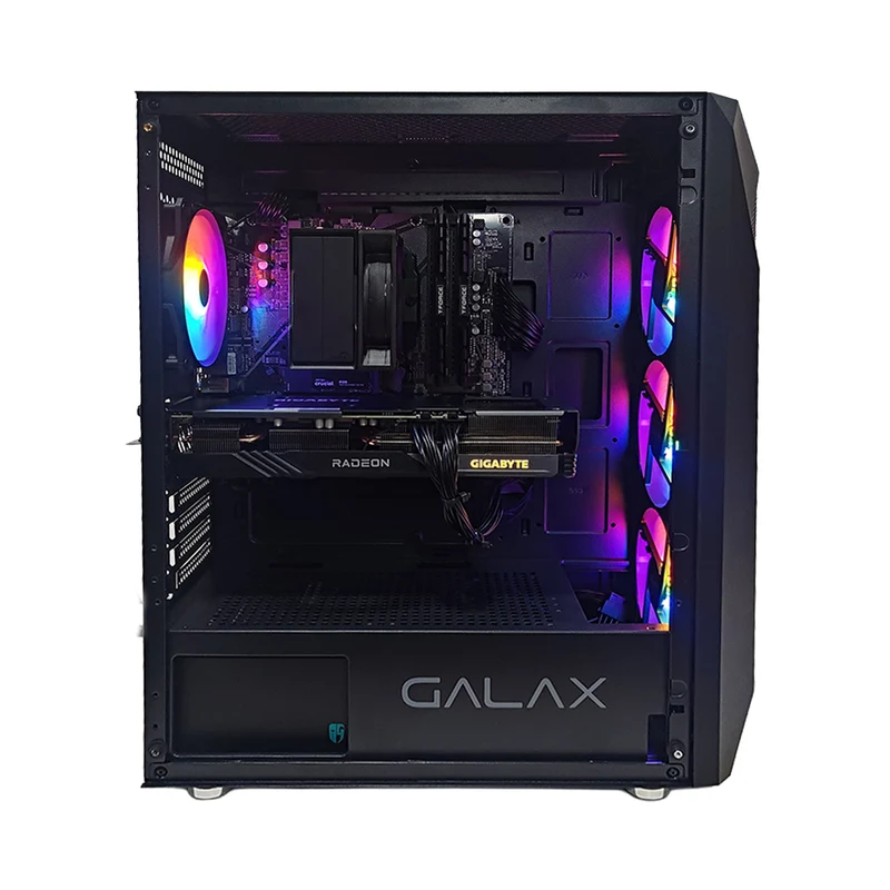 Sigma Revolution 5 Black Desktop Gaming PC | AMD Ryzen 7 5700G | 16GB RAM | 1TB SSD | RX 7600 XT | Windows 11 Pro