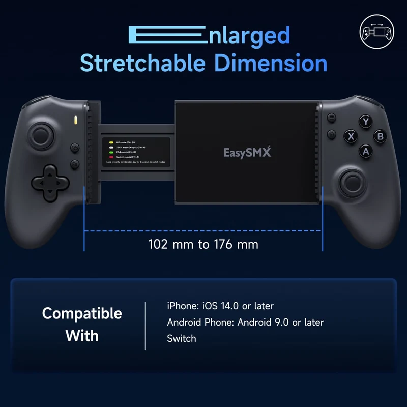 EasySMX M15 Mobile Game Controller (Black) (VG-C529)