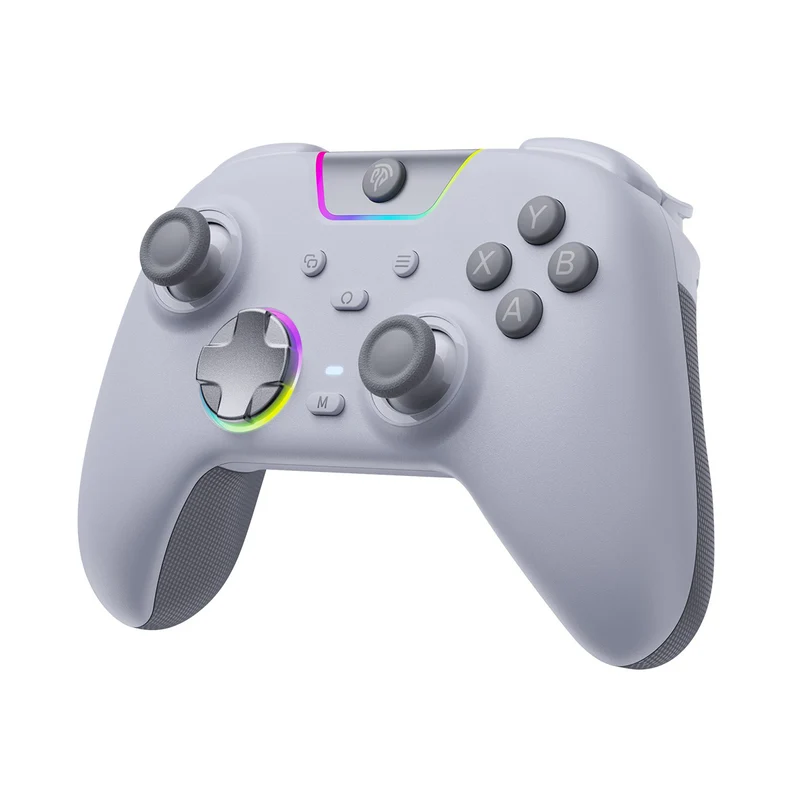 EasySMX X05Pro Multiplatform Wireless Gaming Controller for Nintendo Switch/PC/iOS/Android (Black, White, Aurora Purple)