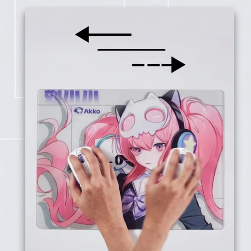 Akko Lulu Liu Glass Gaming Mouse Pad (400x300mm)