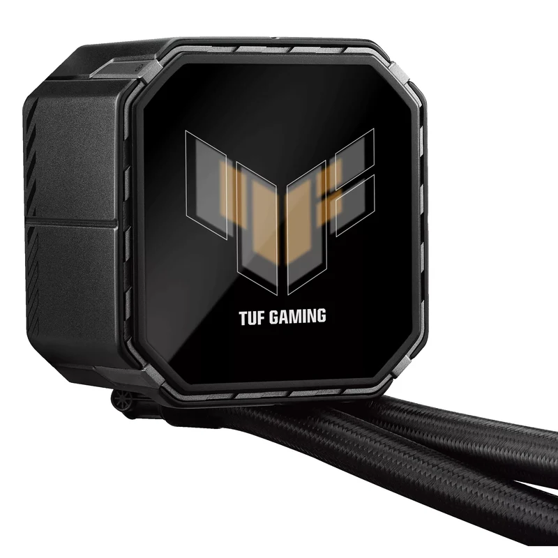 ASUS TUF Gaming LC III 360 ARGB LCD CPU Liquid Cooler with Pre-Installed & Integrated Triple Fans (Black, White)