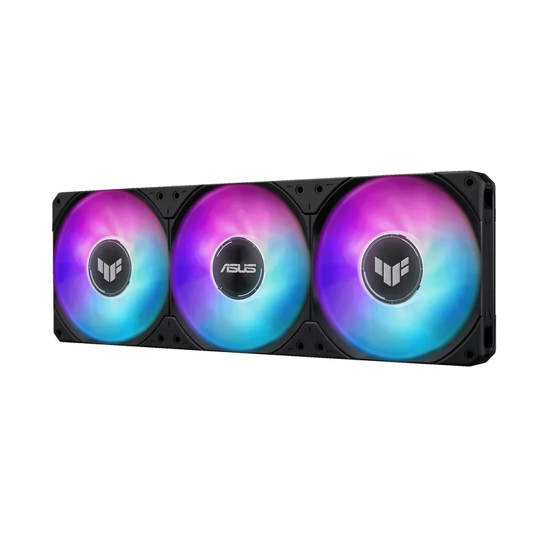 ASUS TUF Gaming LC III 360 ARGB LCD CPU Liquid Cooler with Pre-Installed & Integrated Triple Fans (Black, White)