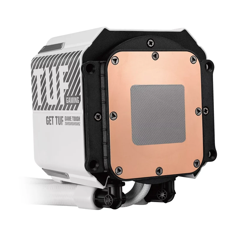 ASUS TUF Gaming LC III 360 ARGB LCD CPU Liquid Cooler with Pre-Installed & Integrated Triple Fans (Black, White)