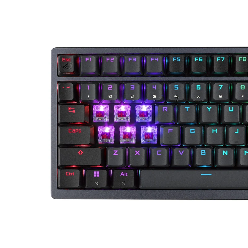 Asus M701 ROG Azoth 75% Wirelescs Mechanical Gaming Keyboard (Black) (ROG NX Snow Mechanical Switch, ROG NX Storm Mechanical Switch)