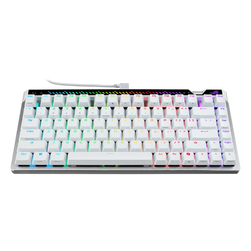 ASUS M705 ROG Falchion Ace 75HE 75% Wired Analog Gaming Keyboard (ROG HFX V2 Magnetic Switch, ROG HFX V2X Magnetic Switch) (White)