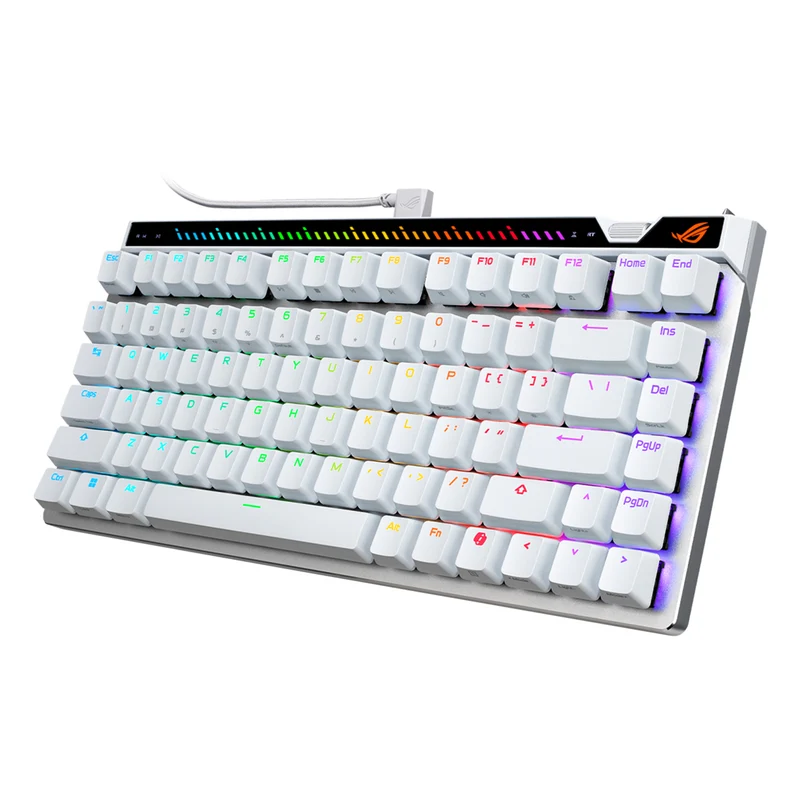 ASUS M705 ROG Falchion Ace 75HE 75% Wired Analog Gaming Keyboard (ROG HFX V2 Magnetic Switch, ROG HFX V2X Magnetic Switch) (White)