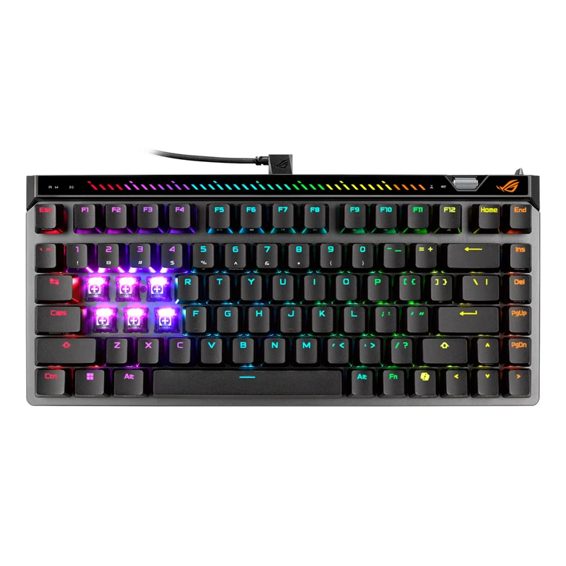 ASUS M705 ROG Falchion Ace 75HE 75% Wired Analog Gaming Keyboard (ROG HFX V2 Magnetic Switch, ROG HFX V2X Magnetic Switch) (Black)