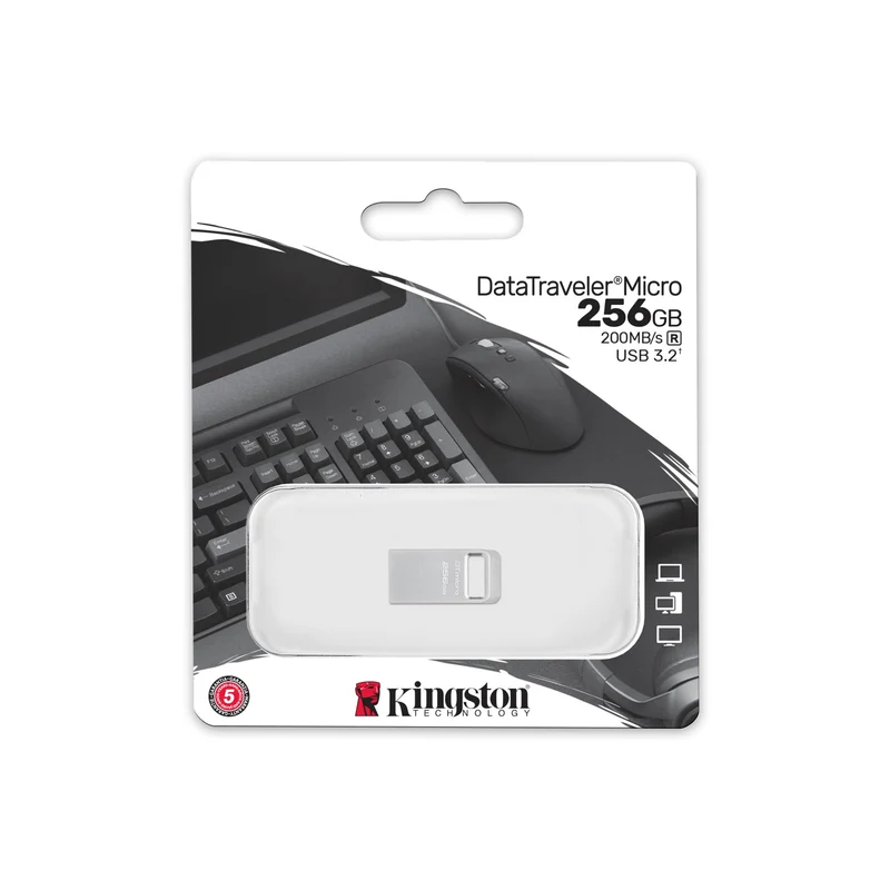 Kingston DataTraveler Micro 200MB/s Read USB Flash Drive (64GB, 128GB, 256GB)