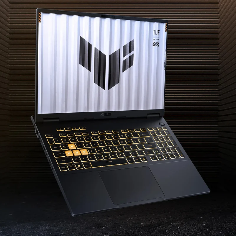 ASUS TUF Gaming F16 FX608JMR-RV314WSM Laptop (Jaeger Gray) | 16" FHD+ (1920x1200) 165Hz IPS | Core i7-14650HX | 16GB RAM | 1TB SSD | RTX 5060 | Windows 11 Home | MS Office Home 2024 + MS 365 Basic + ASUS VP4700 Backpack