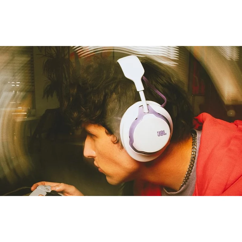 JBL Quantum 650 Wireless Multi-platform Gaming Headset (Black, Purple, Teal, White)