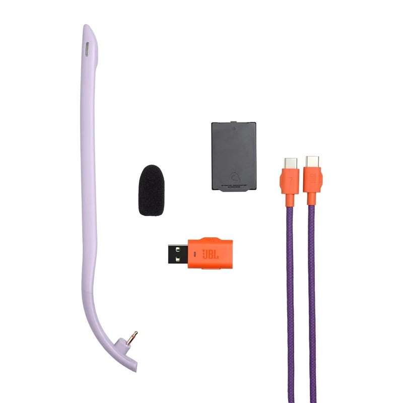JBL Quantum 650 Wireless Multi-platform Gaming Headset (Black, Purple, Teal, White)