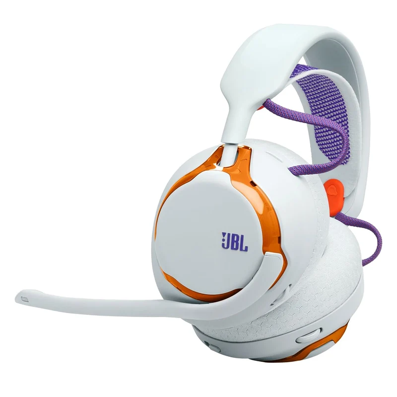 JBL Quantum 650 Wireless Multi-platform Gaming Headset (Black, Purple, Teal, White)