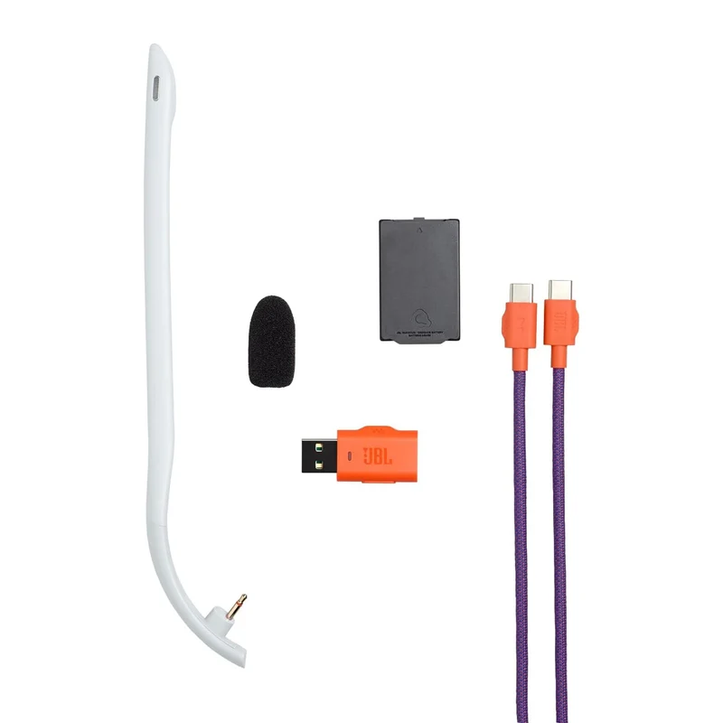JBL Quantum 650 Wireless Multi-platform Gaming Headset (Black, Purple, Teal, White)