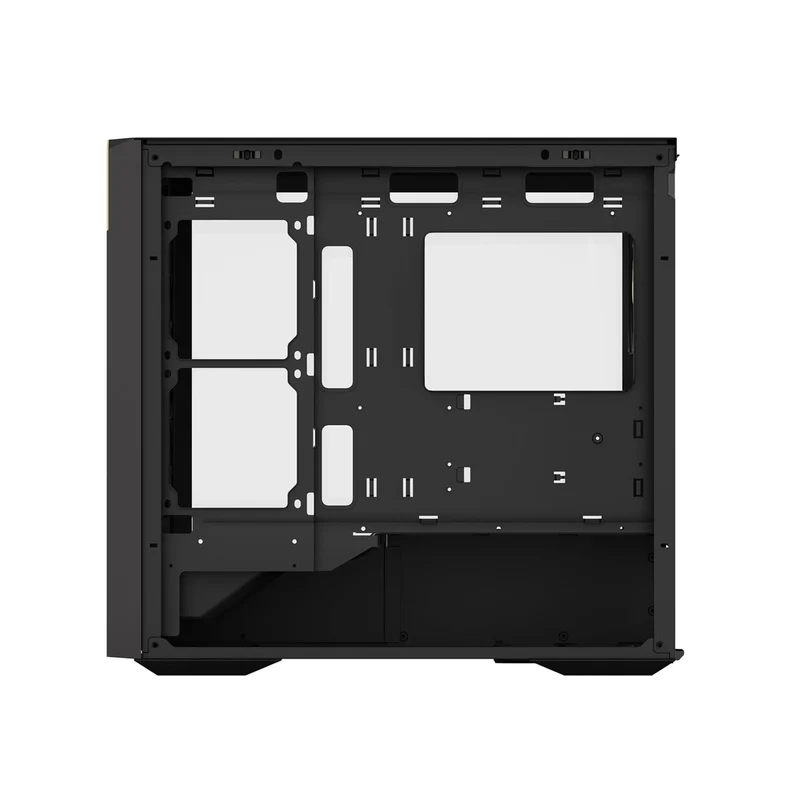 ZOTAC Alloy MATX Gaming PC Case (ZC-MAB3F-01) (Black/Gold, White/Silver)