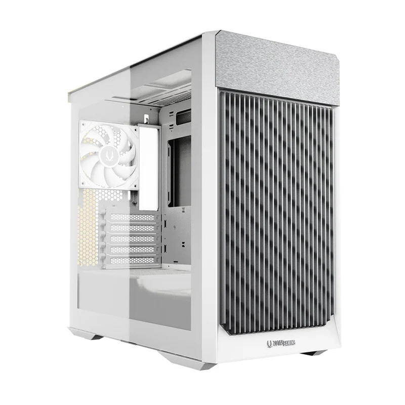 ZOTAC Alloy MATX Gaming PC Case (ZC-MAB3F-01) (Black/Gold, White/Silver)