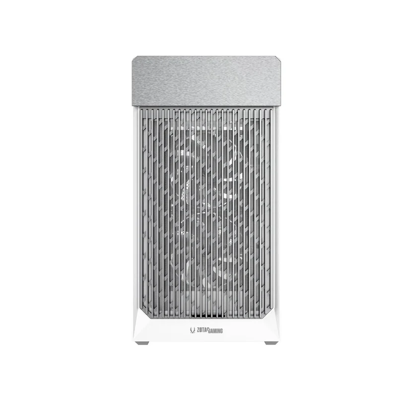 ZOTAC Alloy MATX Gaming PC Case (ZC-MAB3F-01) (Black/Gold, White/Silver)