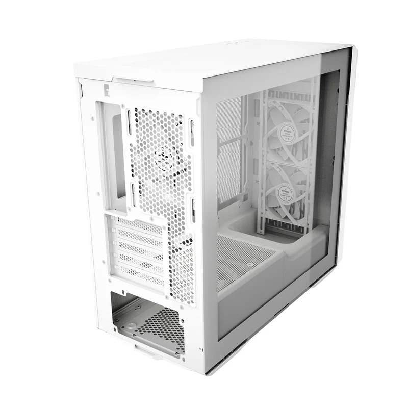 ZOTAC Alloy MATX Gaming PC Case (ZC-MAB3F-01) (Black/Gold, White/Silver)