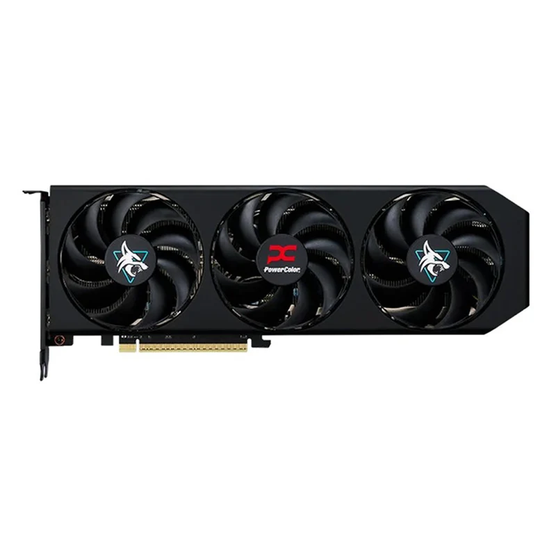 PowerColor Hellhound AMD Radeon RX 9060 XT 16GB GDDR6 Graphics Card (RX9060XT 16G-L/OC)