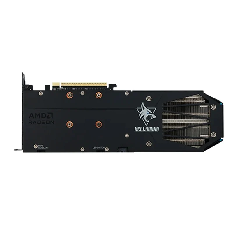 PowerColor Hellhound AMD Radeon RX 9060 XT 16GB GDDR6 Graphics Card (RX9060XT 16G-L/OC)