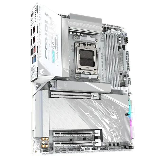 Gigabyte X870E Aorus Elite X3D Ice DDR5 AMD Gaming Motherboard