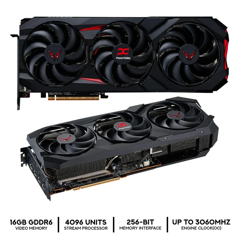 PowerColor Red Devil AMD Radeon RX 9070 XT 16GB GDDR6 Graphics Card Limited Ed. (RX9070XT 16G-E/OC)