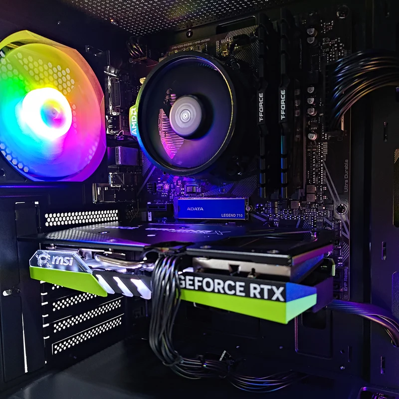 Alpha DK150 Black Desktop Gaming PC | AMD Ryzen 5 5500 | 16GB RAM | 512GB SSD | RTX 4060| Windows 11 Pro