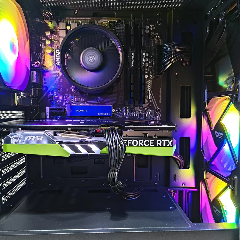 Alpha DK150 Black Desktop Gaming PC | AMD Ryzen 5 5500 | 16GB RAM | 512GB SSD | RTX 4060| Windows 11 Pro