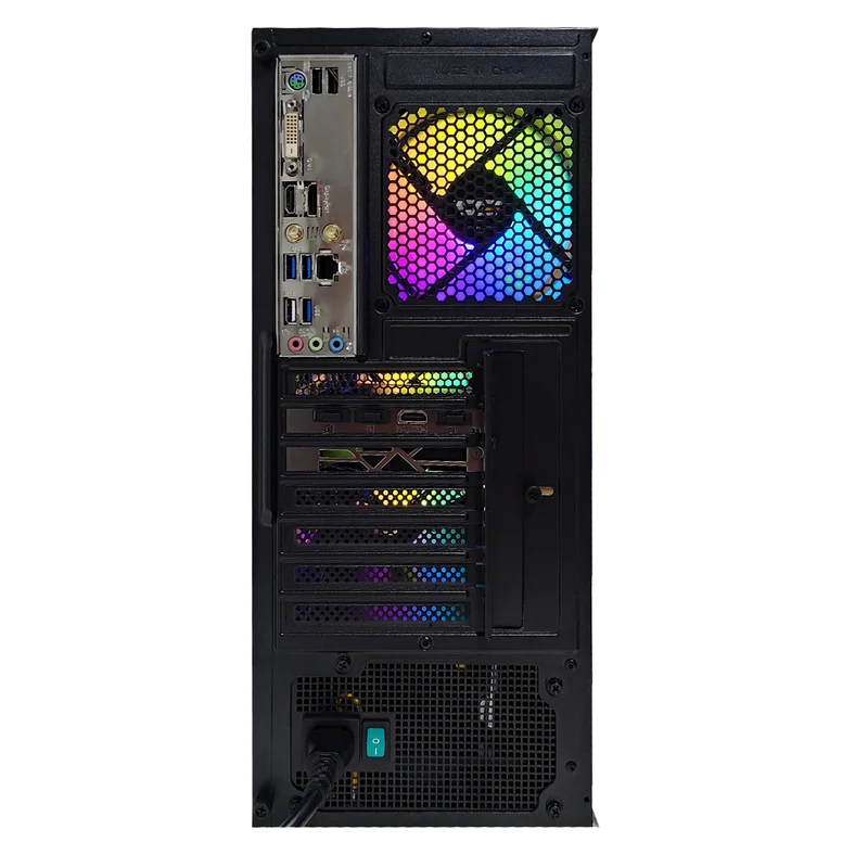 Alpha DK150 Black Desktop Gaming PC | AMD Ryzen 5 5500 | 16GB RAM | 512GB SSD | RTX 4060| Windows 11 Pro