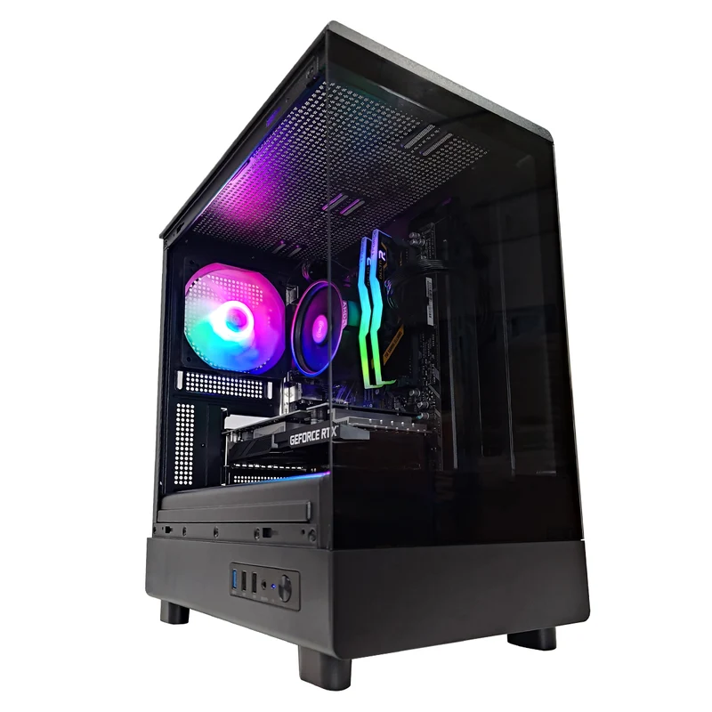 Alpha DB330M Black Desktop Gaming PC | AMD Ryzen 5 5500 | 16GB RAM | 500GB SSD | RTX 3050 | Windows 11 Pro